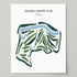 Colonial Country Club, Texas - Printed Golf Courses