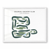 Colonial Country Club, California - Printed Golf Courses