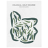 Colonial Golf Course, Michigan - Printed Golf Courses