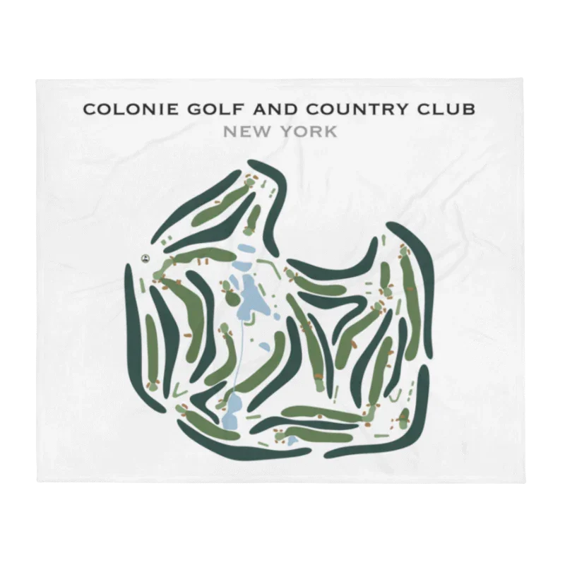 Colonie Golf & Country Club, New York - Printed Golf Course