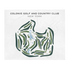 Colonie Golf & Country Club, New York - Printed Golf Course