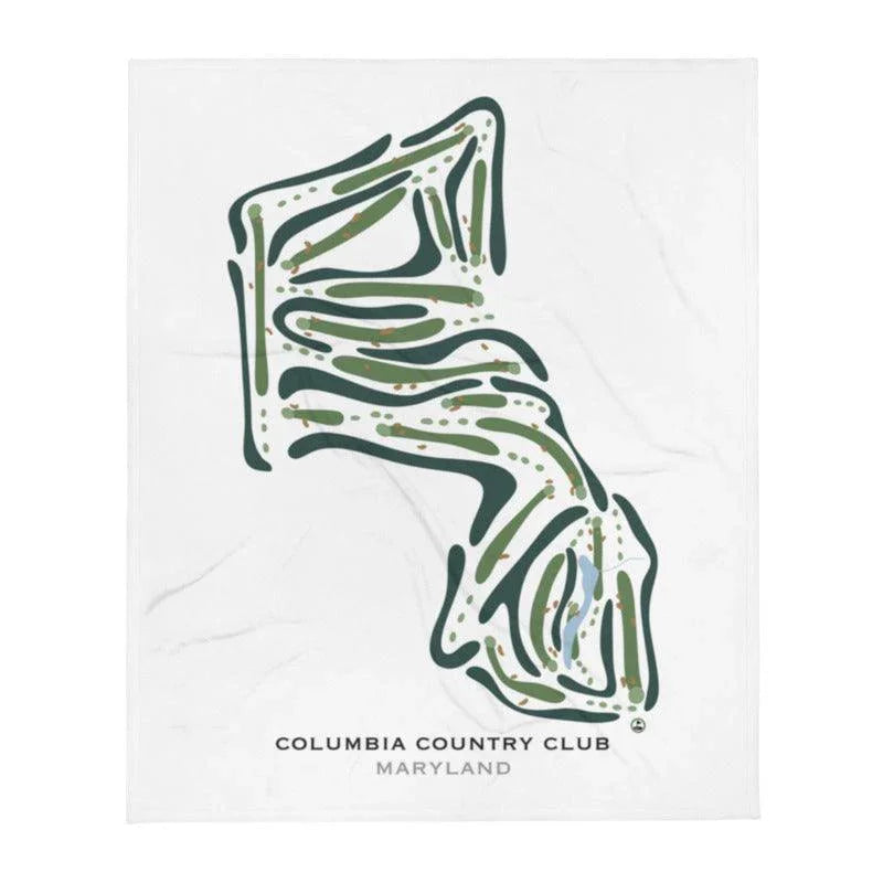 Columbia Country Club, Maryland - Printed Golf Courses