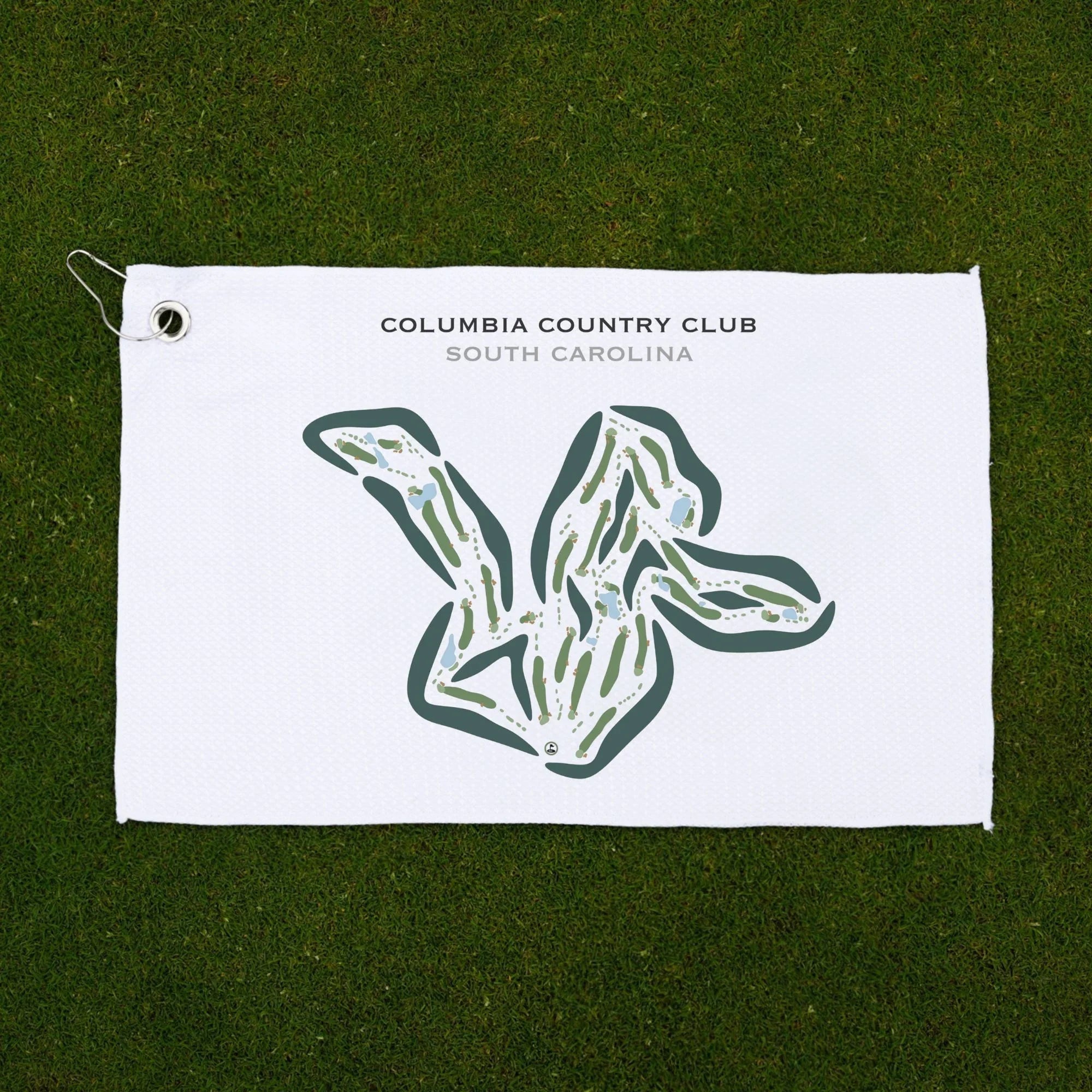 Columbia Country Club, South Carolina - Printed Golf Course