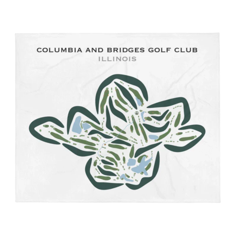 Columbia Golf Club and Bridges Golf Club, Illinois - Printed Golf Courses