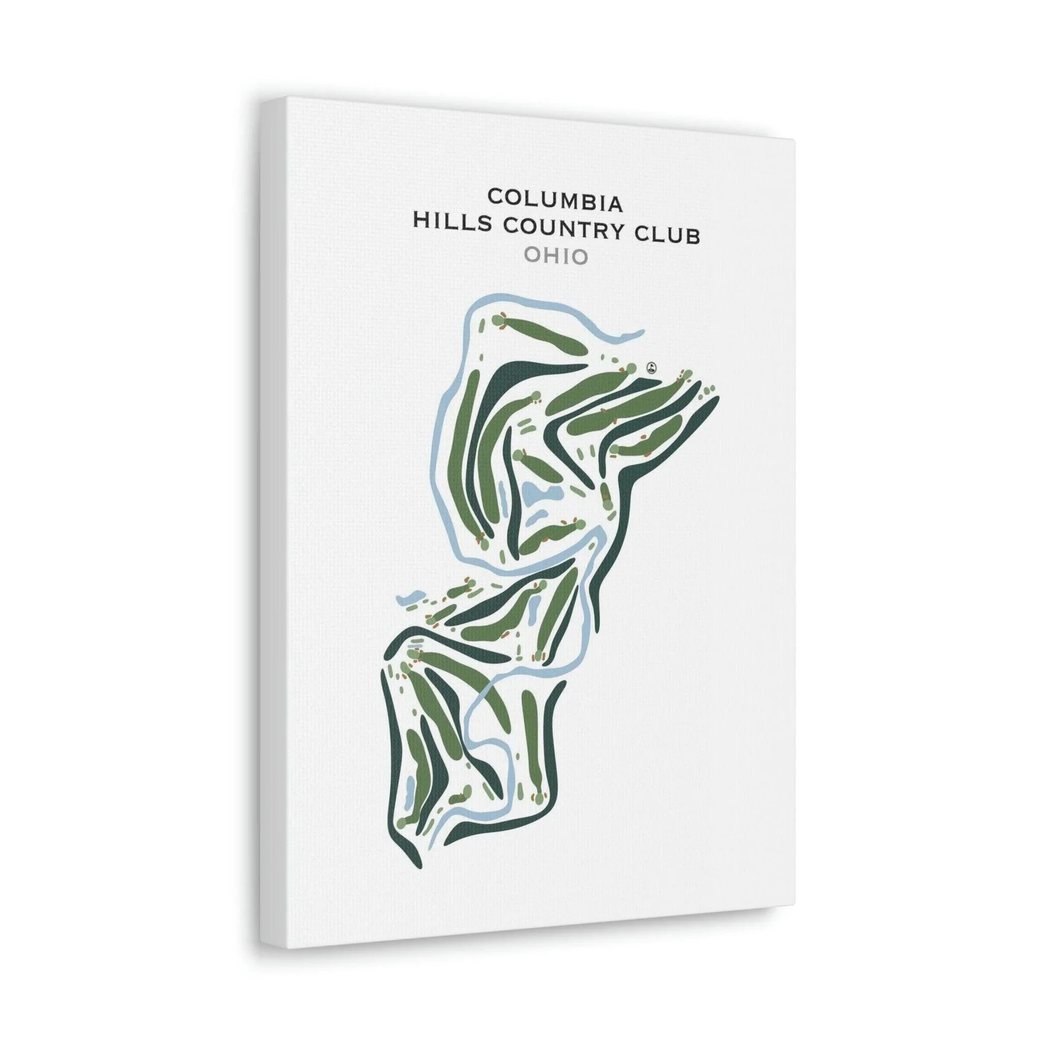 Columbia Hills Country Club, Ohio - Printed Golf Courses