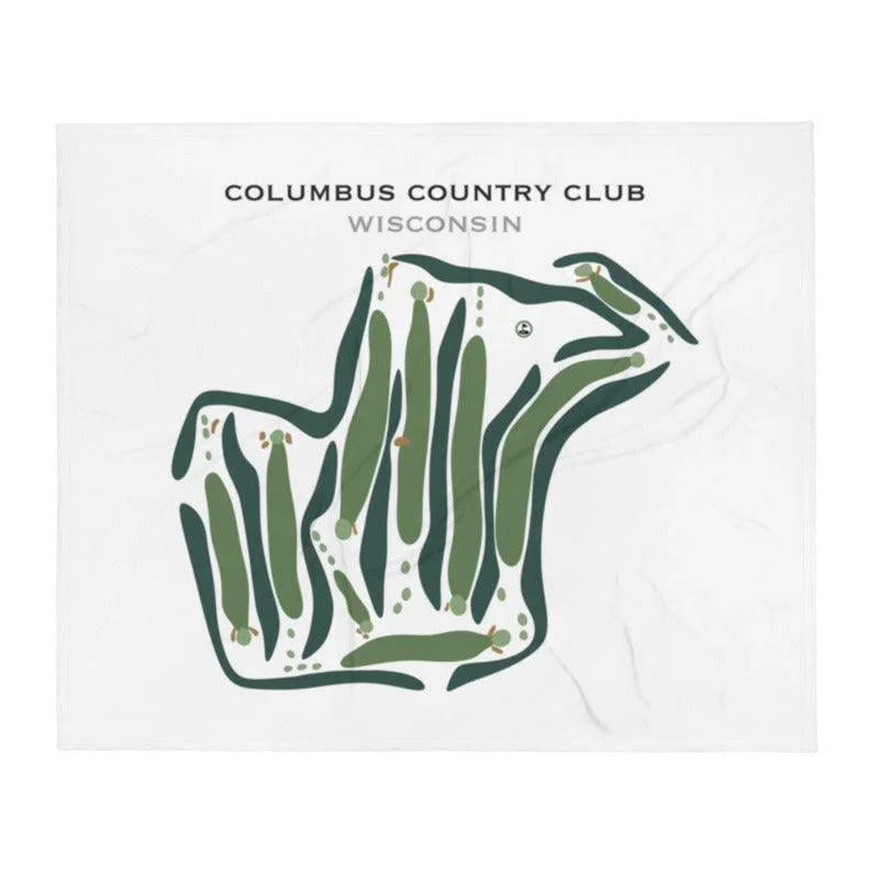 Columbus Country Club, Wisconsin - Printed Golf Courses