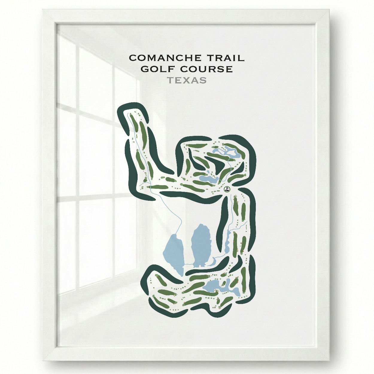Comanche Trail Golf Course, Texas - Printed Golf Courses