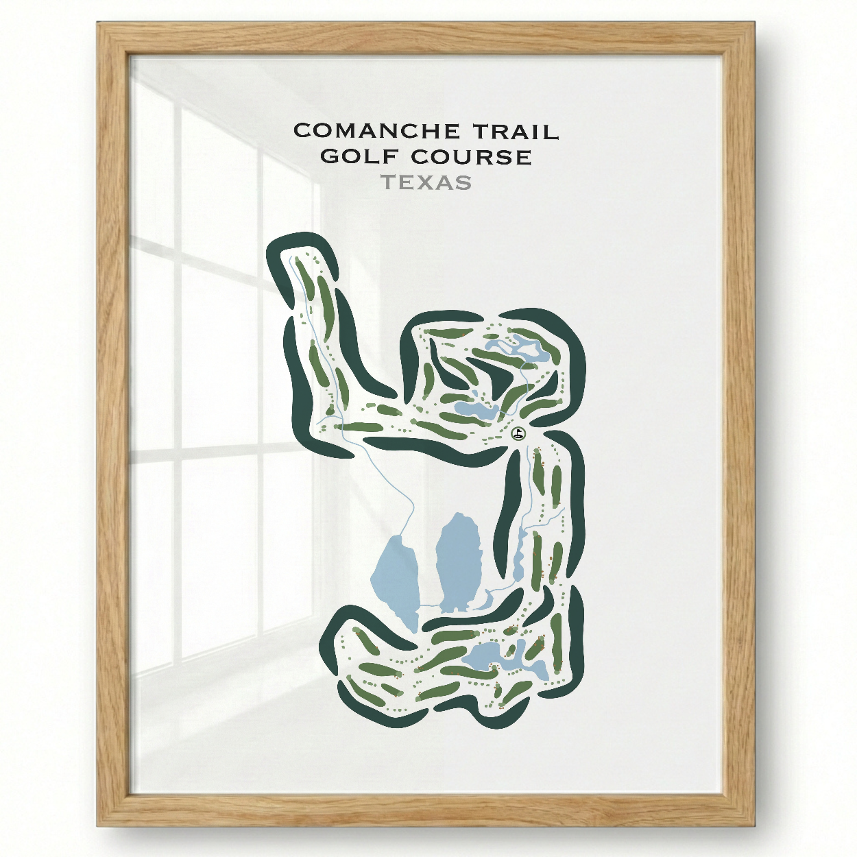 Comanche Trail Golf Course, Texas - Printed Golf Courses