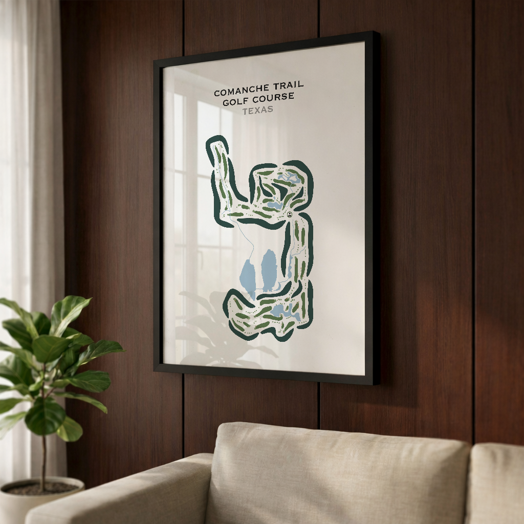 Comanche Trail Golf Course, Texas - Printed Golf Courses