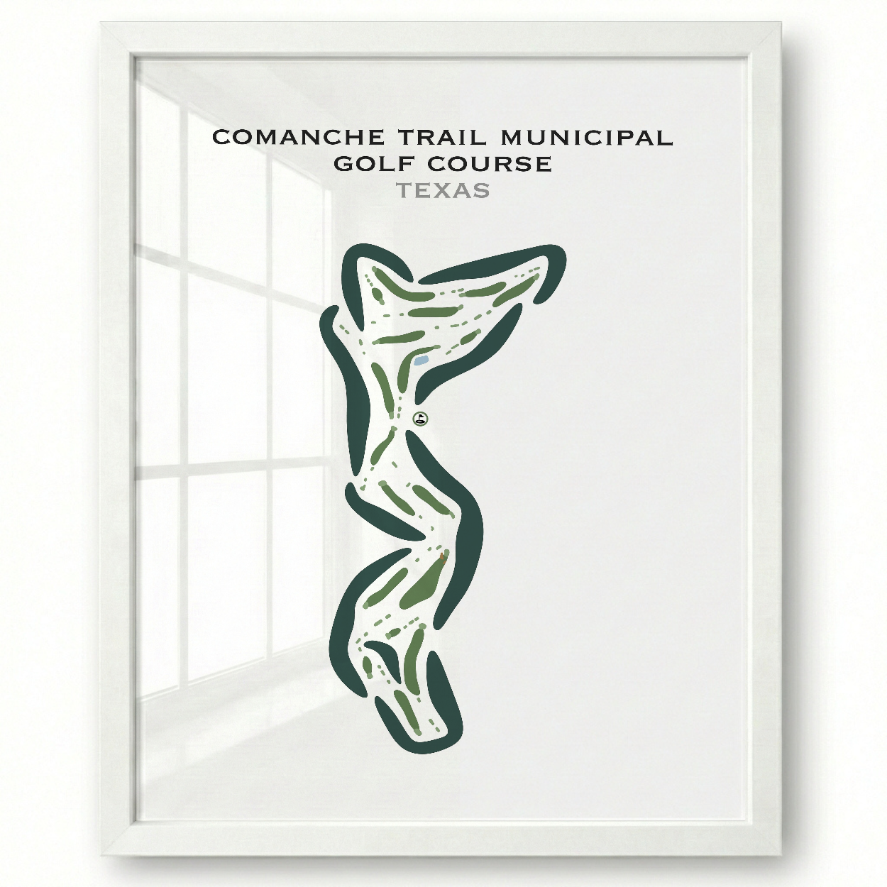 Comanche Trail Municipal Golf Course, Texas - Printed Golf Courses