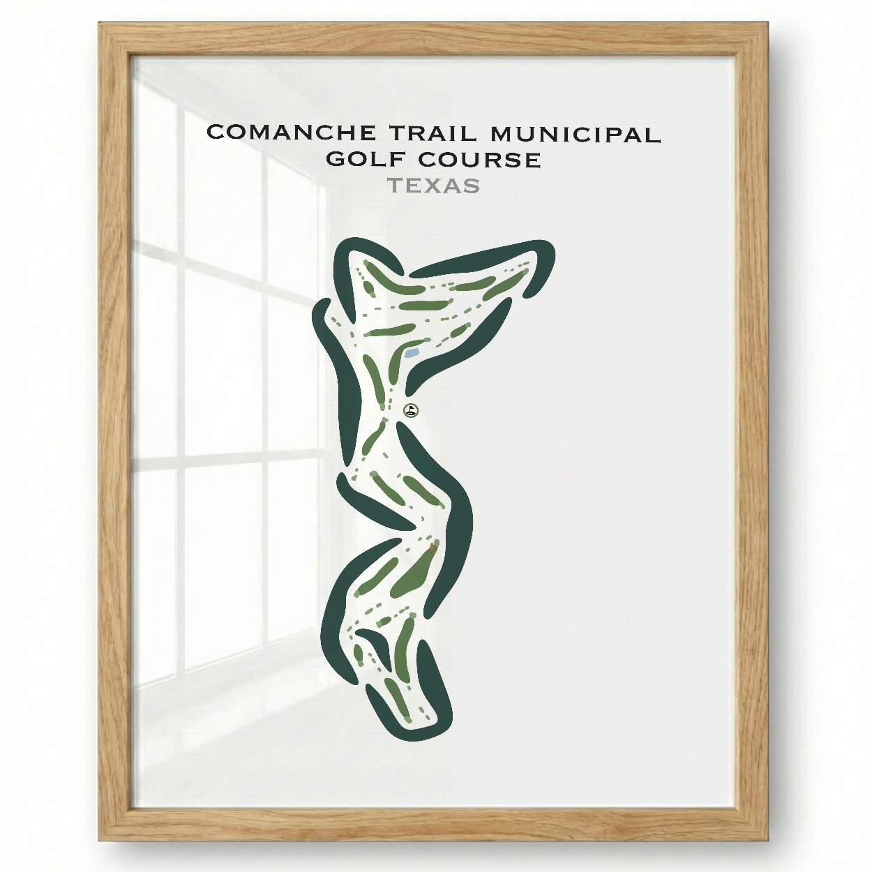 Comanche Trail Municipal Golf Course, Texas - Printed Golf Courses