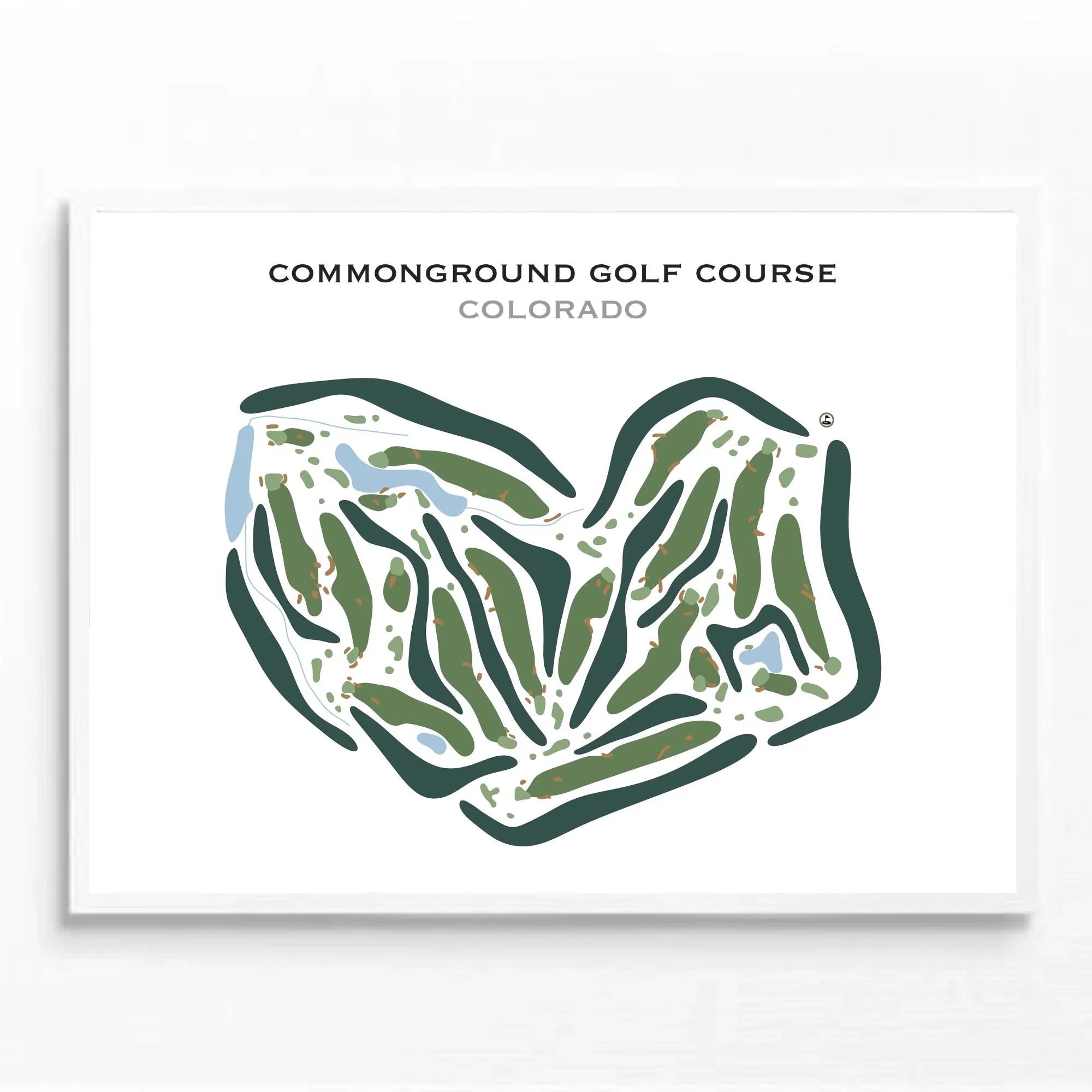 CommonGround, Colorado - Printed Golf Courses
