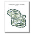 Community Golf Course, Ohio - Printed Golf Courses