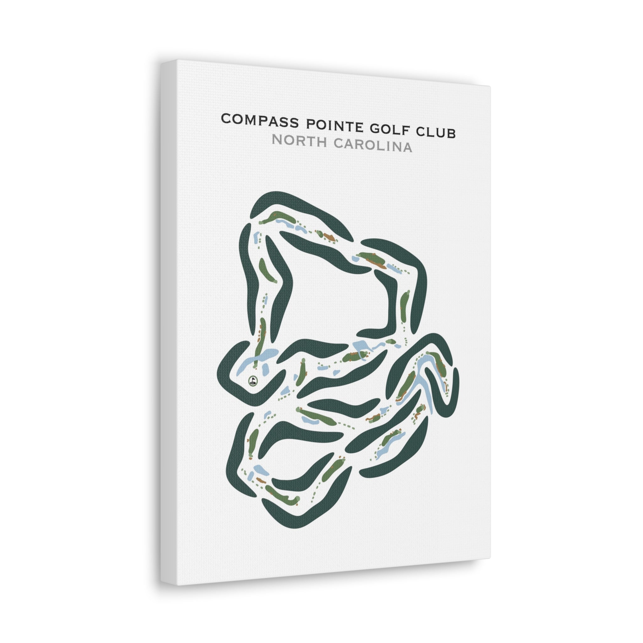 Compass Pointe Golf Club, North Carolina - Printed Golf Courses