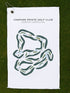 Compass Pointe Golf Club, Maryland - Printed Golf Courses