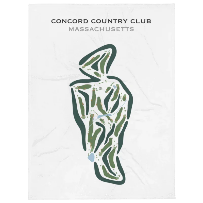 Concord Country Club, Massachusetts - Printed Golf Courses