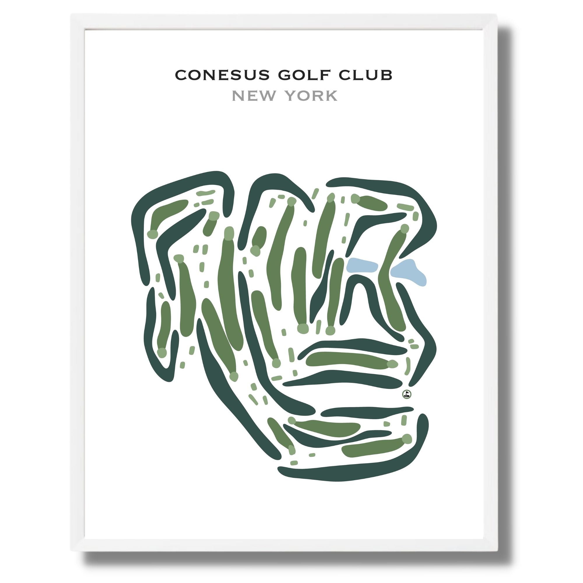 Conesus Golf Club, New York - Printed Golf Courses