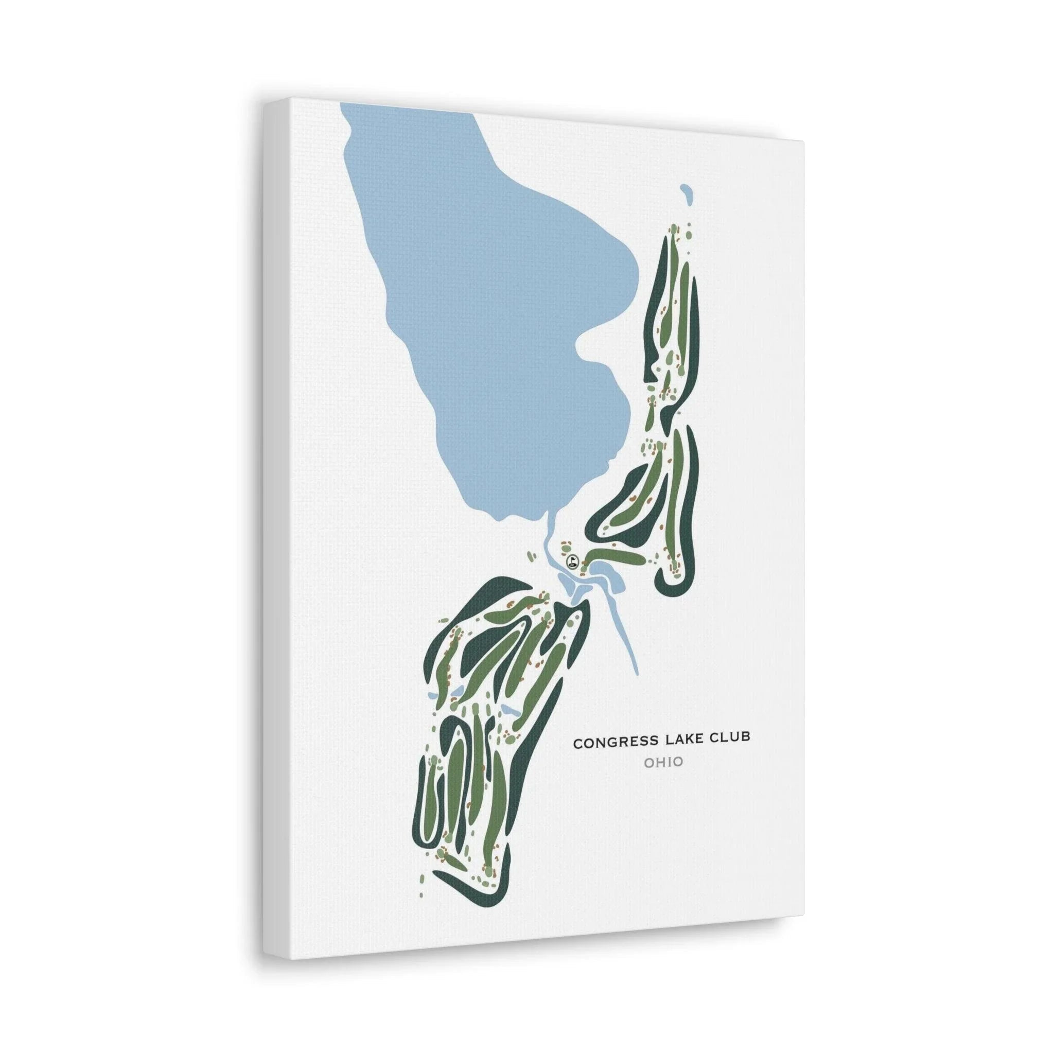 Congress Lake Club, Ohio - Printed Golf Courses