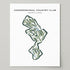 Congressional Country Club, Maryland - Printed Golf Courses