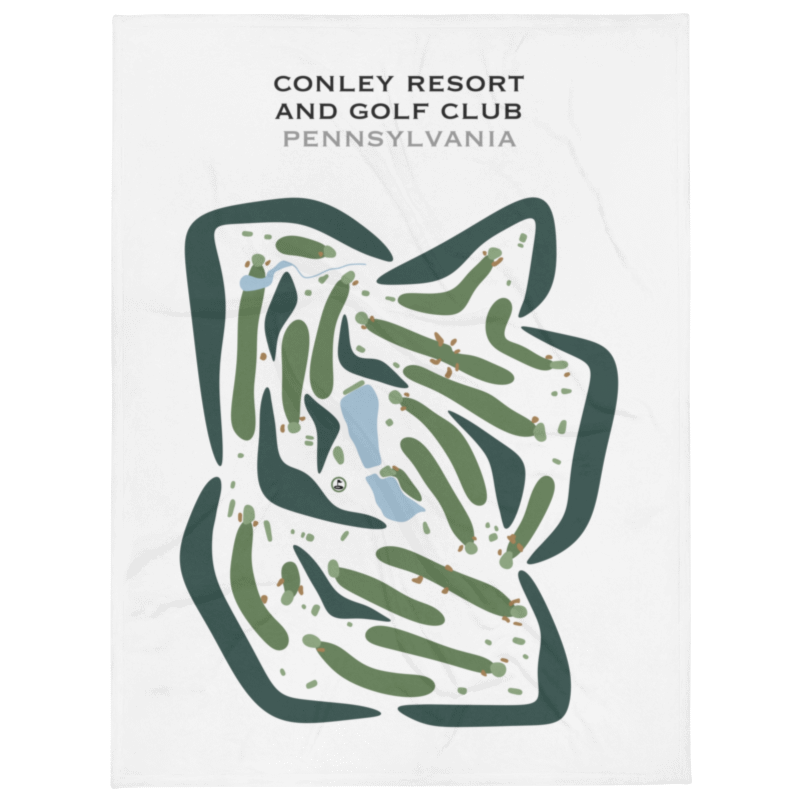 Conley Resort and Golf Club, Pennsylvania - Printed Golf Courses