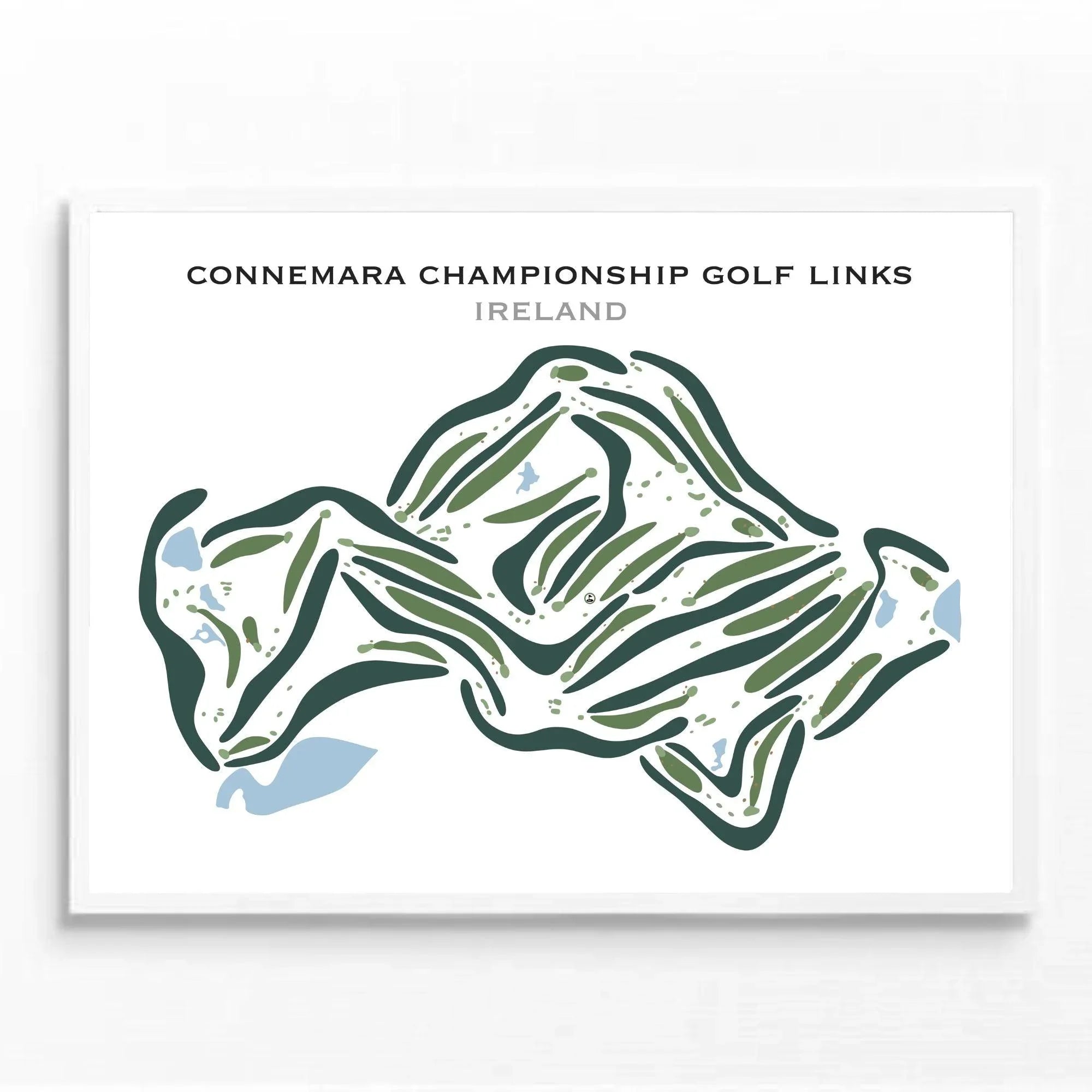 Connemara Championship Golf Links, Ireland - Printed Golf Courses