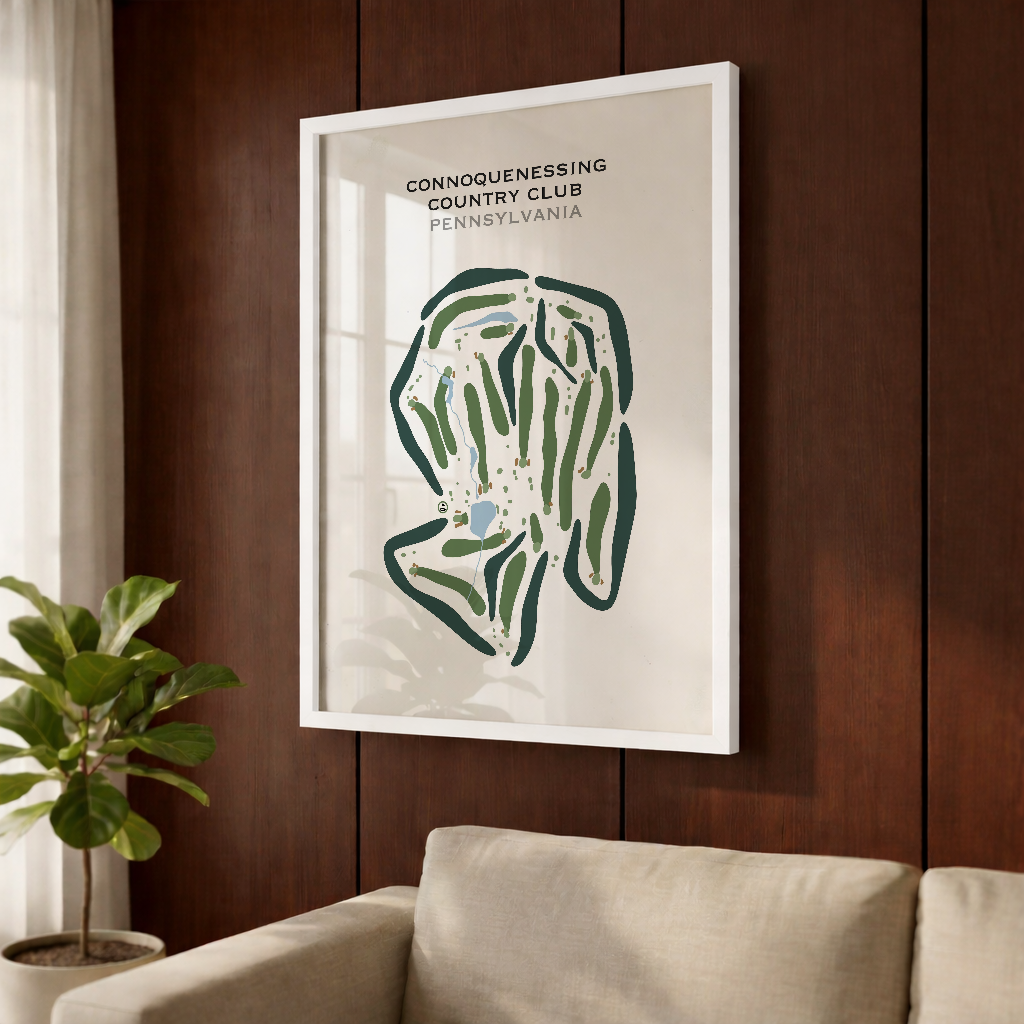 Connoquenessing Country Club, Pennsylvania - Printed Golf Courses