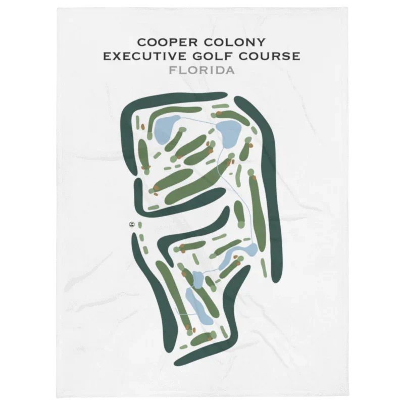 Cooper Colony Executive Golf Course, Florida - Printed Golf Courses