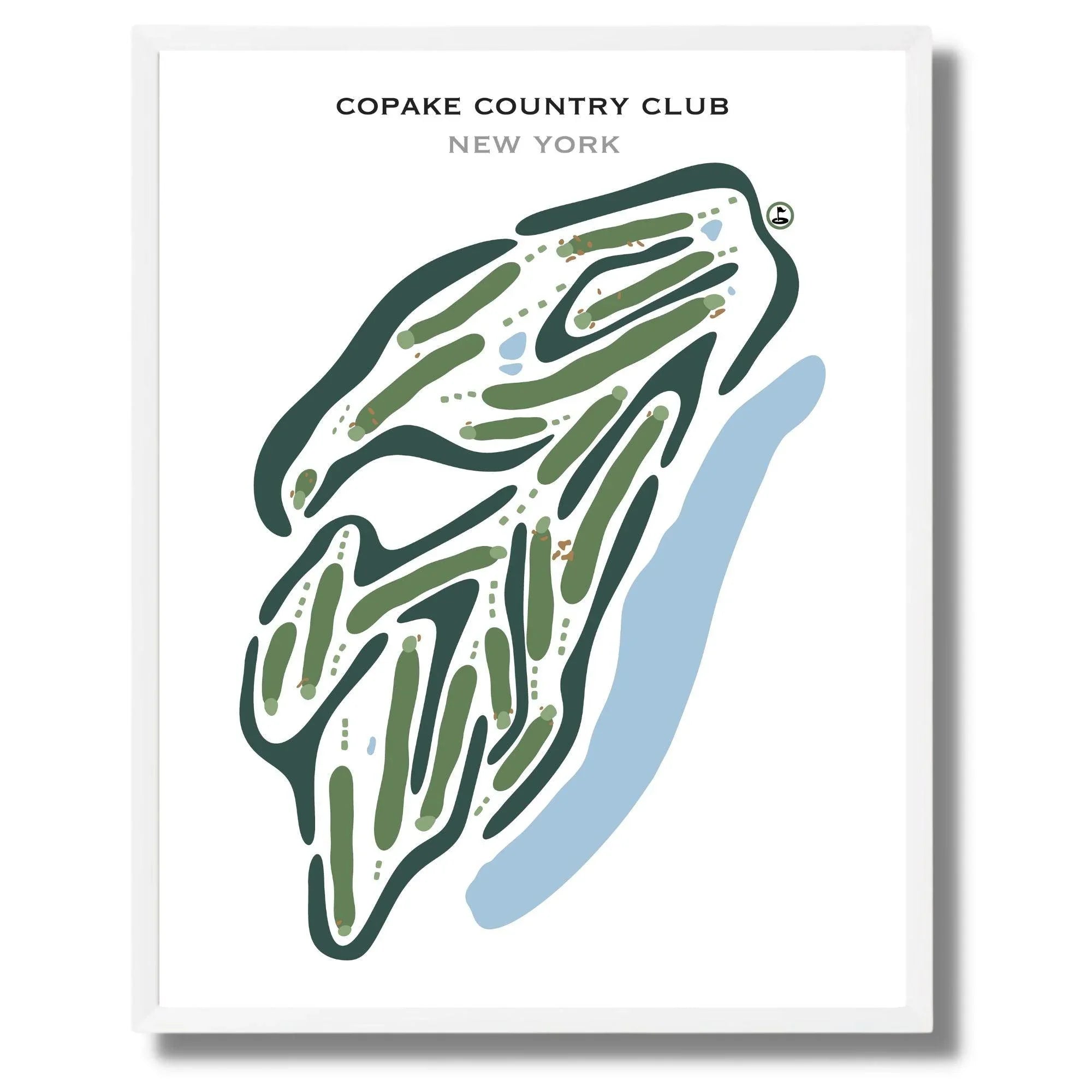 Copake Country Club, New York - Printed Golf Courses