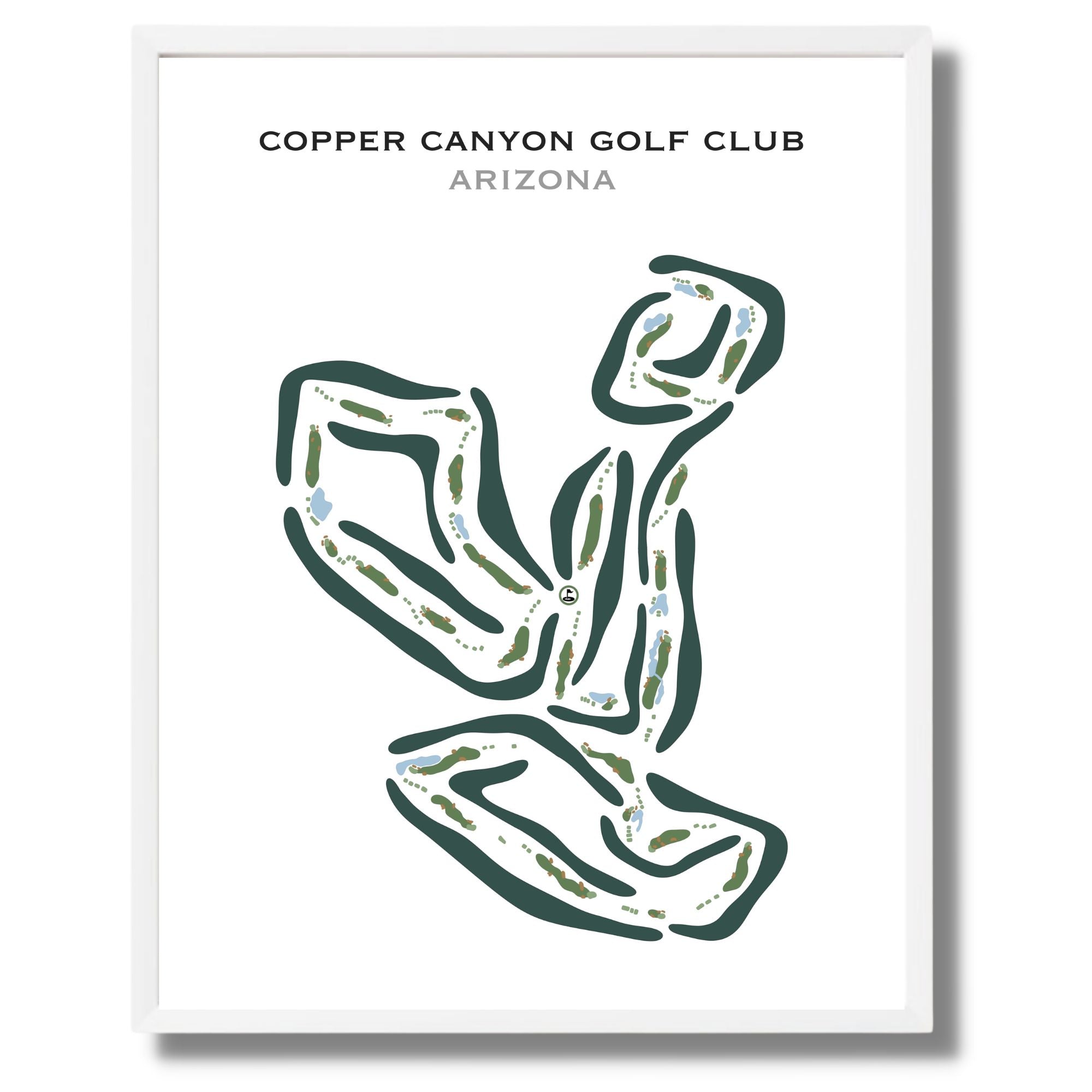 Copper Canyon Golf Club, Arizona - Printed Golf Courses