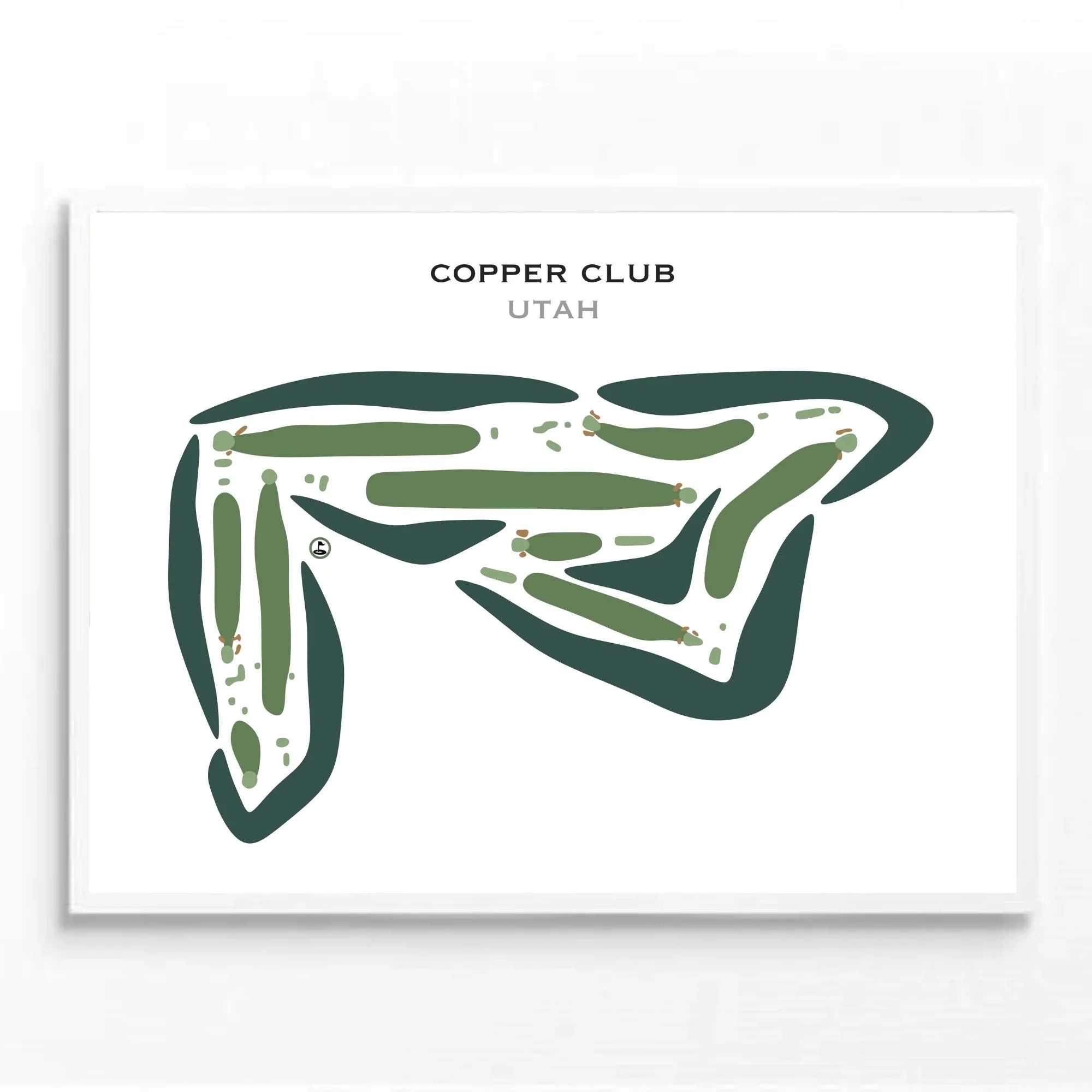 Copper Club, Utah - Printed Golf Courses