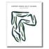 Copper Creek Golf Course, Michigan - Printed Golf Courses