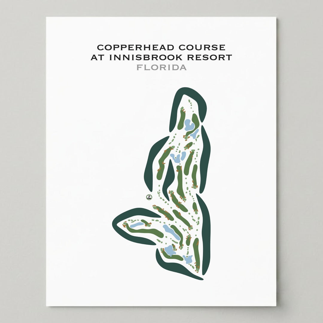 Copperhead Course, Florida - Printed Golf Courses
