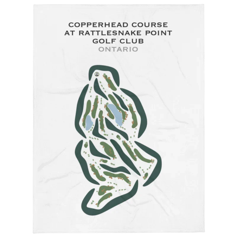 Copperhead Course at Rattlesnake Point Golf Club, Ontario, Canada - Printed Golf Courses