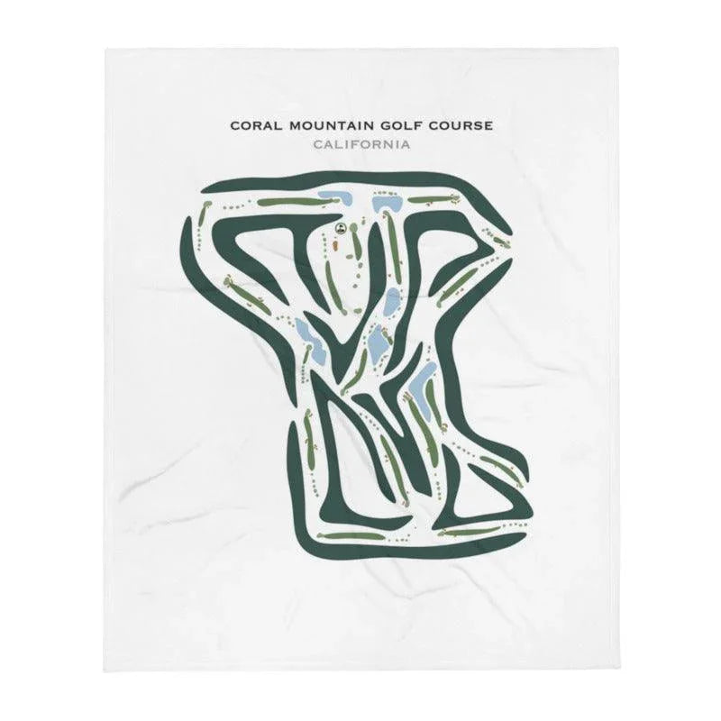 Coral Mountain Golf Course, La Quinta, California - Printed Golf Courses
