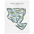 Coral Creek Club, Florida - Printed Golf Courses