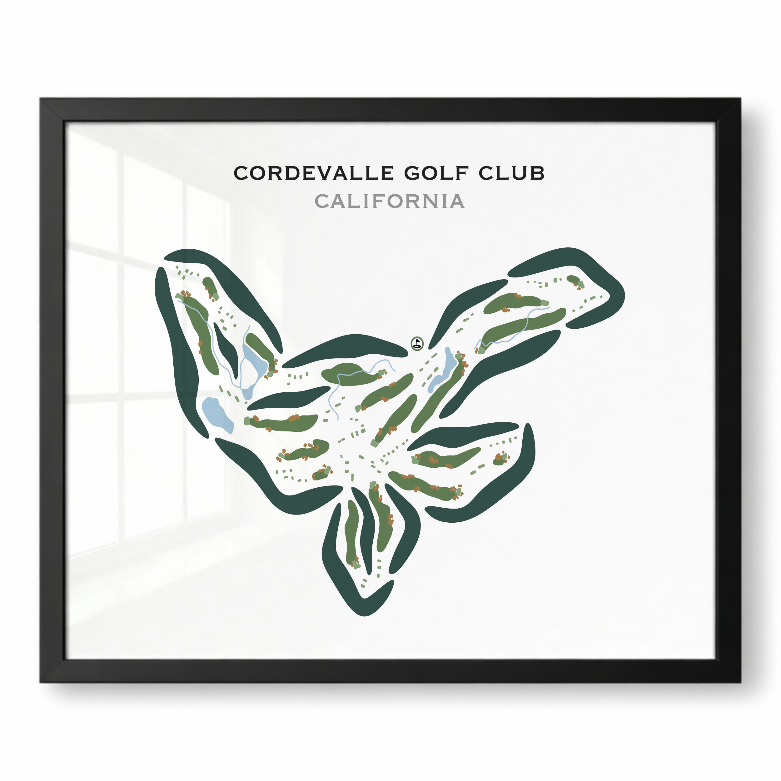 CordeValle Golf Club, California - Printed Golf Courses