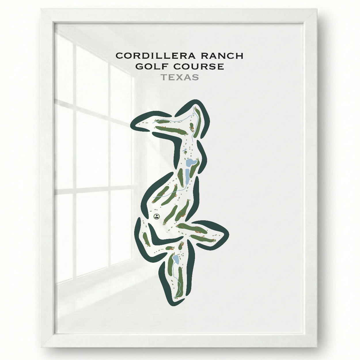 Cordillera Ranch Golf Course, Texas - Printed Golf Courses