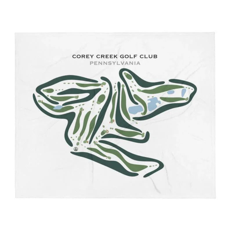Corey Creek Golf Club, Pennsylvania - Printed Golf Courses