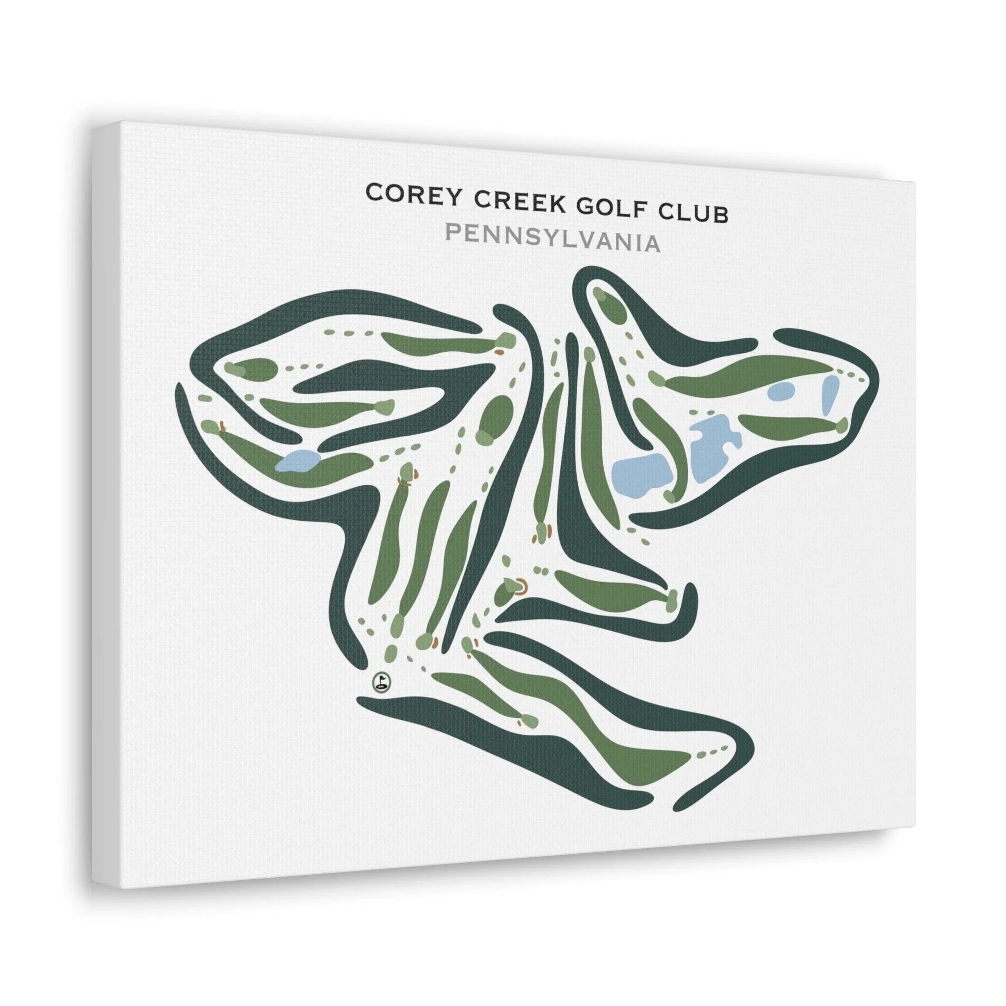 Corey Creek Golf Club, Pennsylvania - Printed Golf Courses