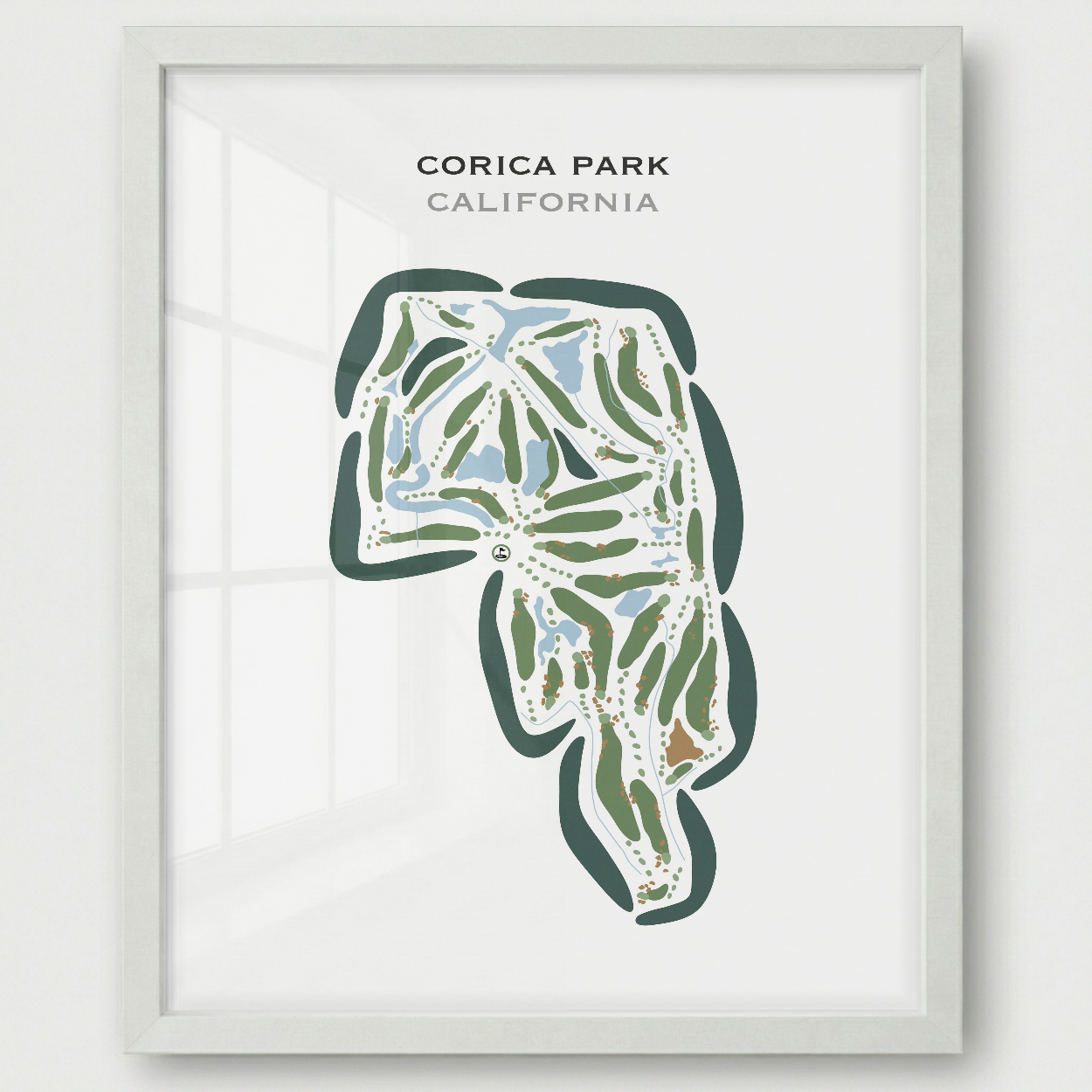 Corica Park Golf Course, California - Printed Golf Courses