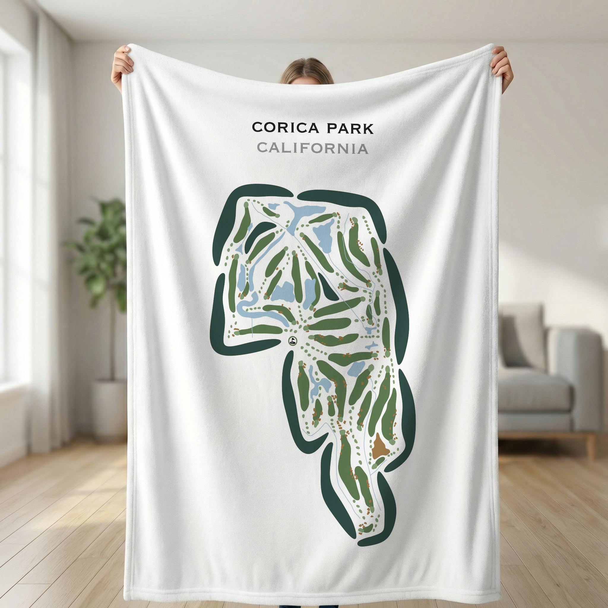 Corica Park Golf Course, California - Printed Golf Courses