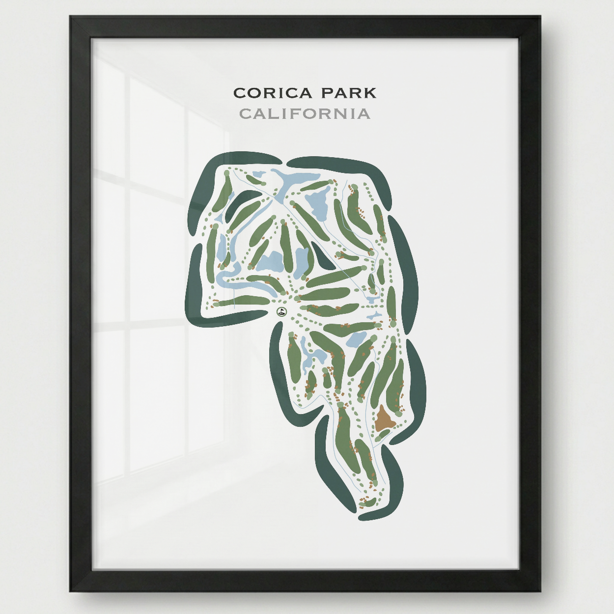Corica Park Golf Course, California - Printed Golf Courses