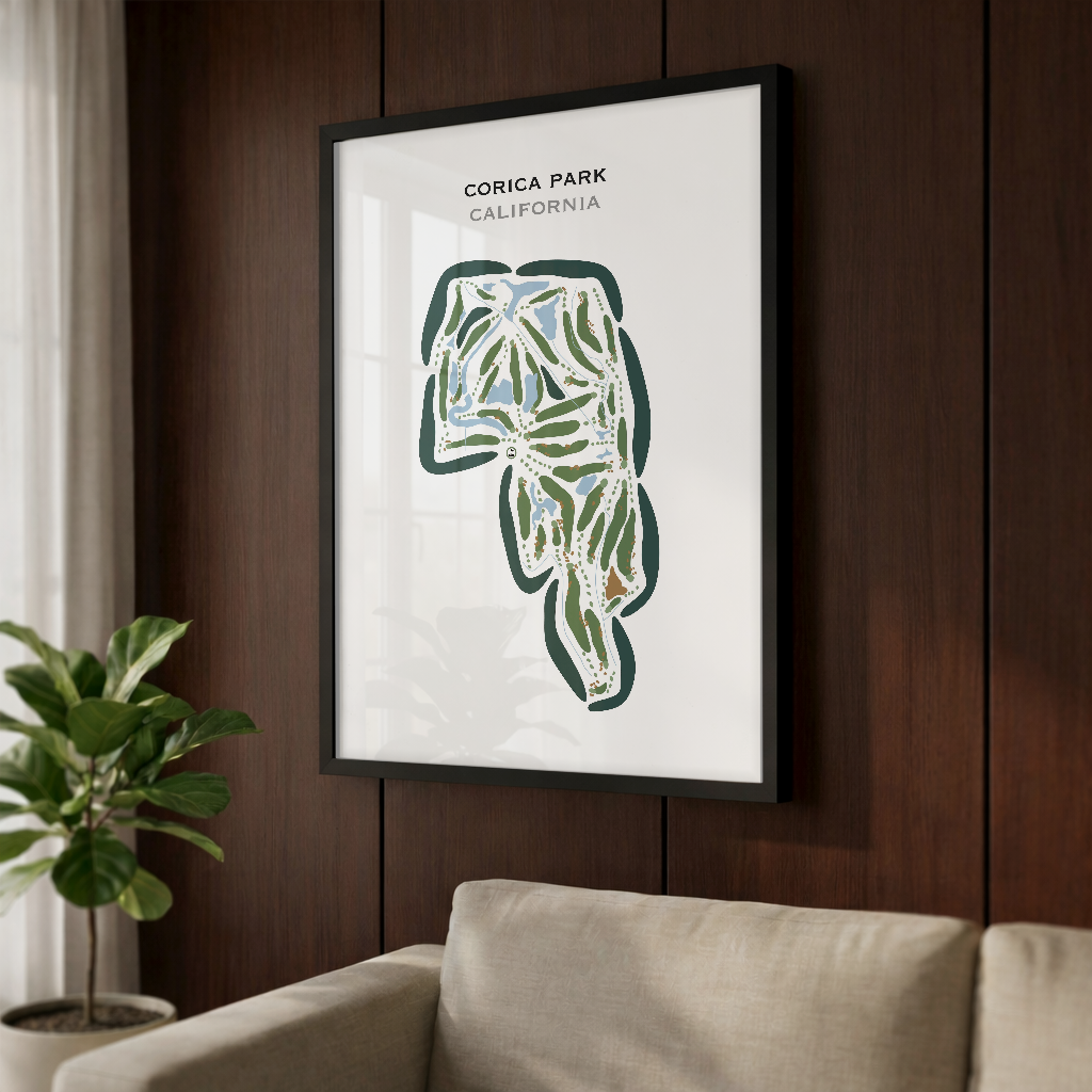 Corica Park Golf Course, California - Printed Golf Courses