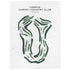 Corpus Christi Country Club, Texas - Printed Golf Course