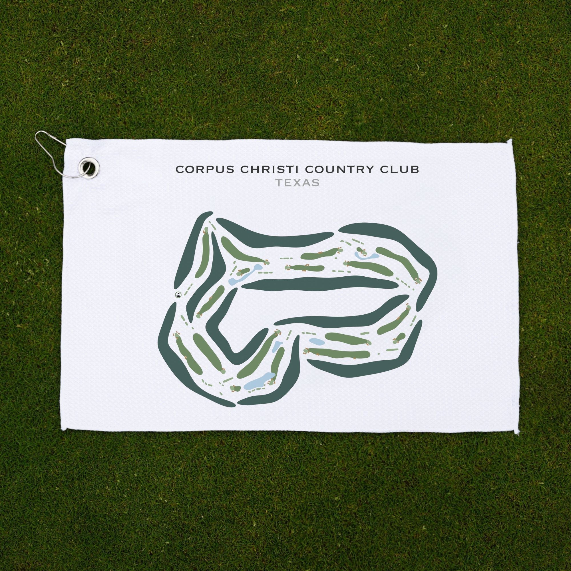 Corpus Christi Country Club, Texas - Printed Golf Courses