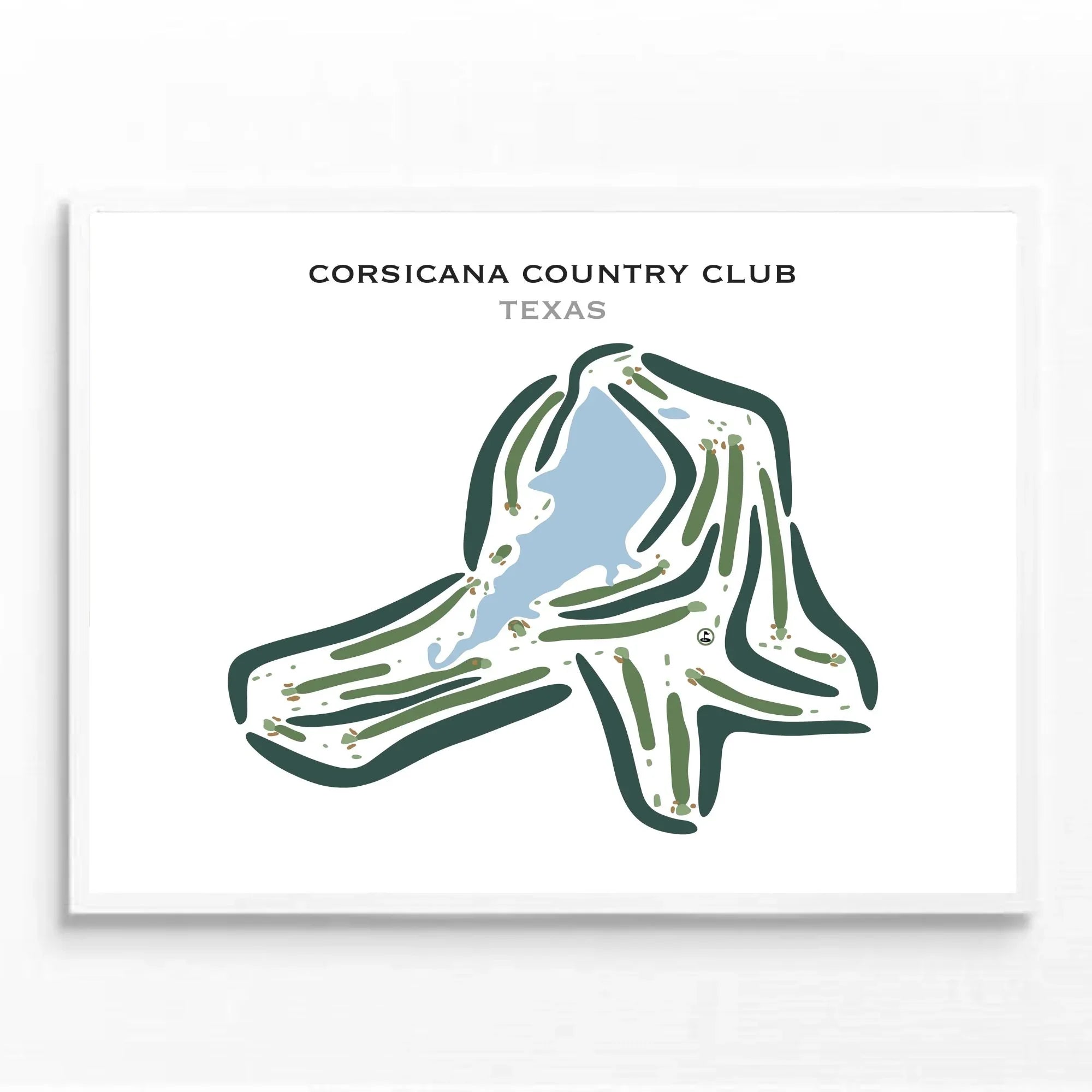 Corsicana Country Club, Texas - Printed Golf Courses