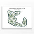 Costa Mesa Country Club, California - Printed Golf Courses