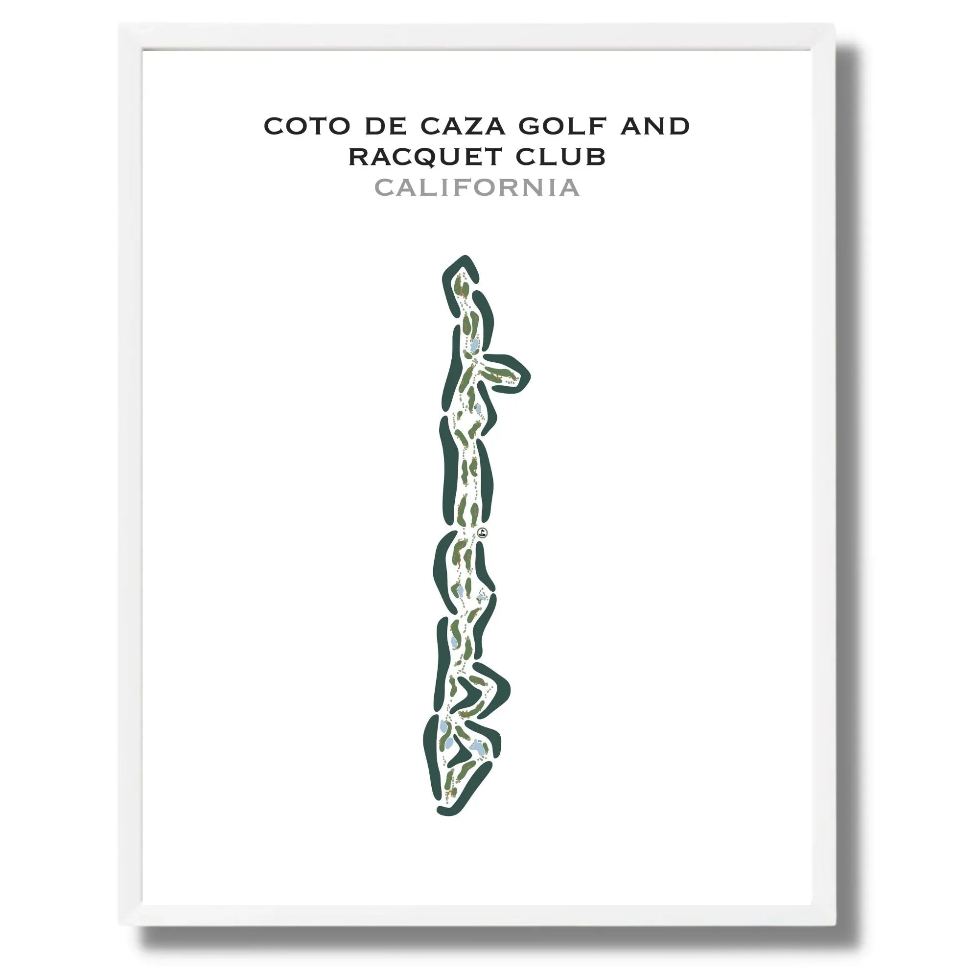 Coto de Caza Golf & Racquet Club, California - Printed Golf Courses