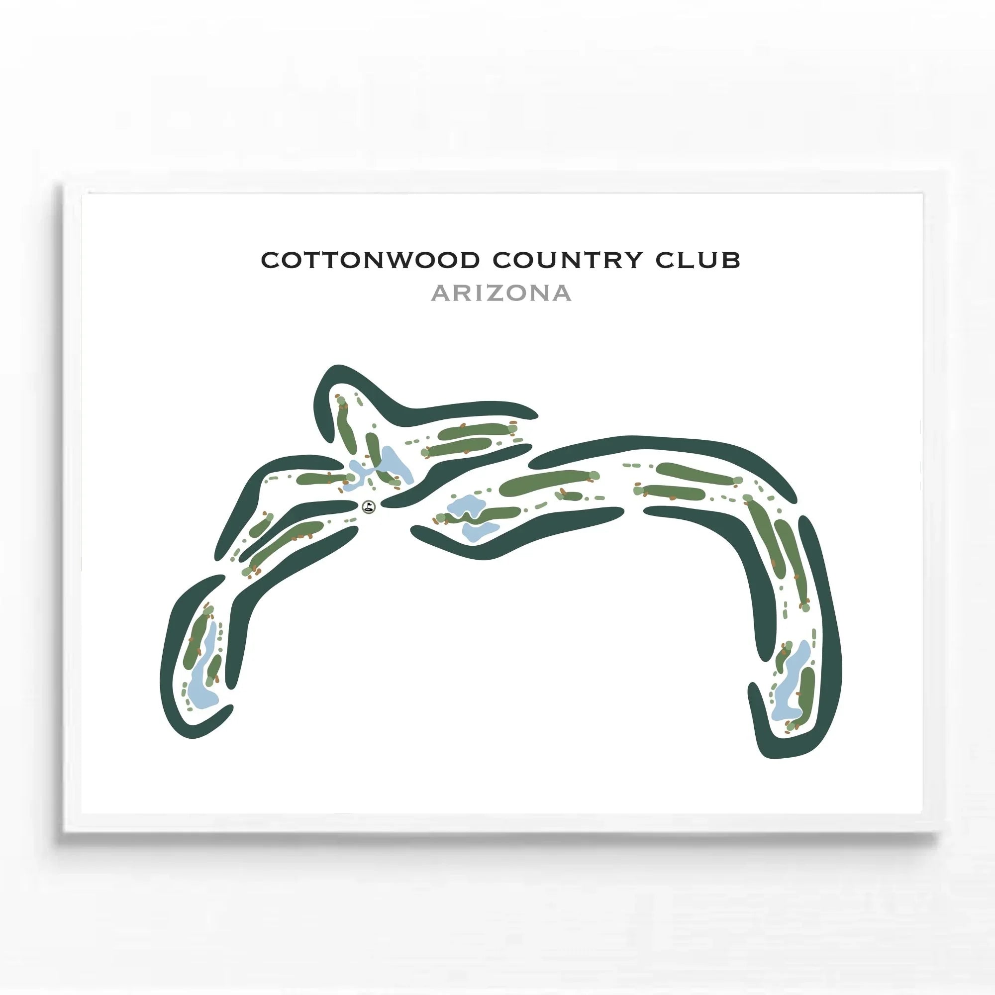 Cottonwood Country Club, Arizona - Printed Golf Courses