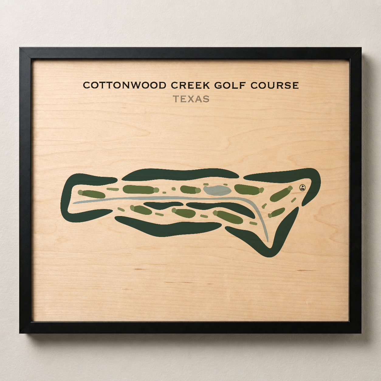 Cottonwood Creek Golf Course, Texas - Printed Golf Courses